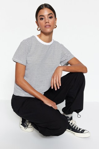 T-shirt  - Preto e branco