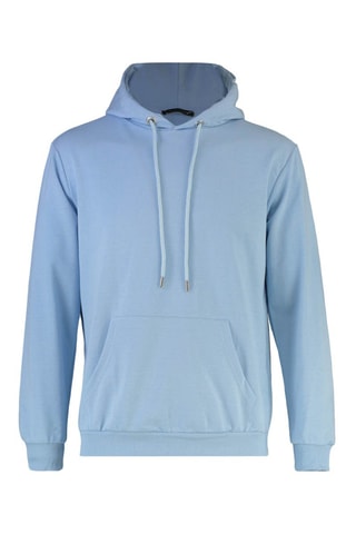 Sweat com capuz - Azul-celeste