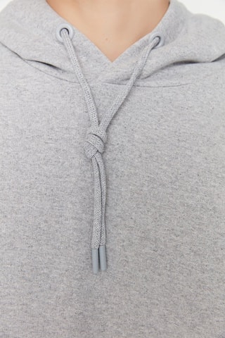 Sweat oversize - Cinzento mesclado