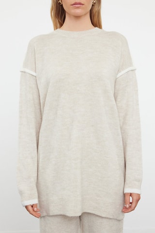 Camisola e calças - Bege