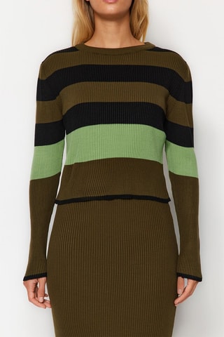 Camisola e saia - Caqui