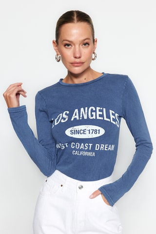 T-shirt slim - Índigo