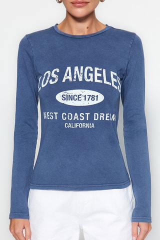 T-shirt slim - Índigo