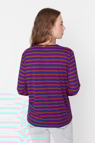 Top - Vermelho e azul