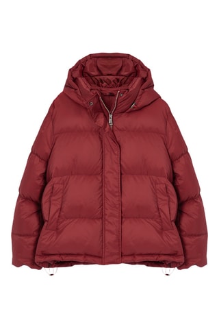 Doudoune à capuche - Bordeaux