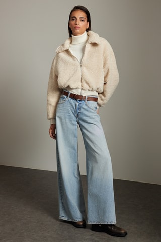 Blusão oversize - Cru