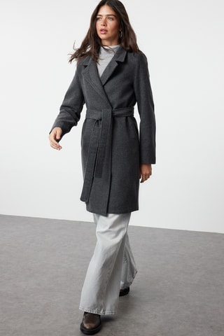 Casaco de malha regular - Antracite