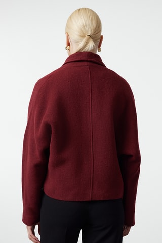 Casaco regular - Bordô