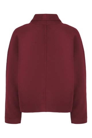 Casaco regular - Bordô