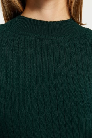 Camisola e calças wide legs - Verde-esmeralda