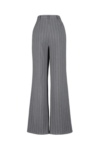 Pantalon wide legs - Gris