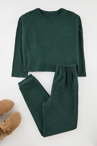 Pijama - Verde-escuro