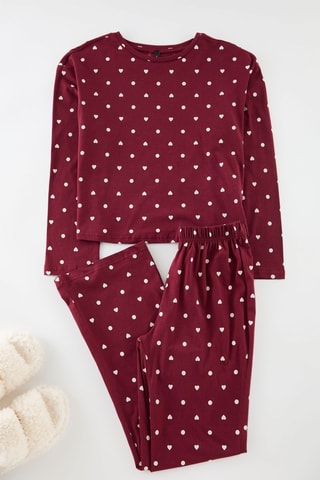 Pijama - Bordô