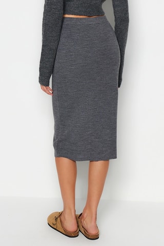 Saia justa - Antracite mesclado