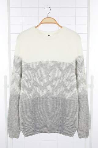 Camisola regular - Cinzento