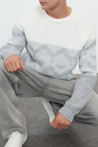 Camisola regular - Cinzento