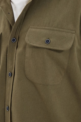 Sobrecamisa regular - Caqui