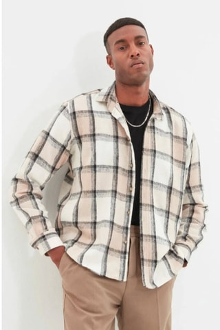 Camisa regular - Camel