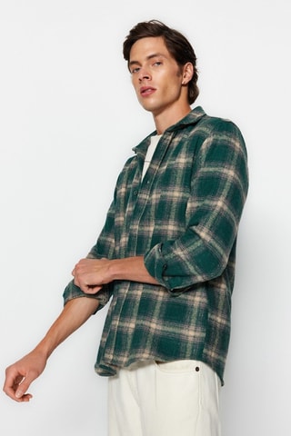 Camisa regular - Verde