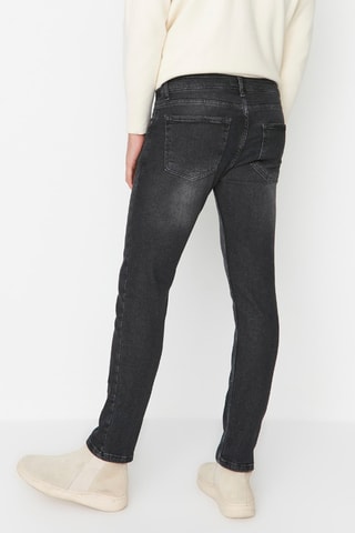 Calças de ganga skinny - Cinzento-escuro