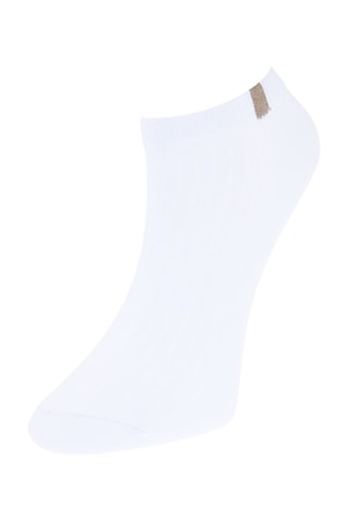 5 pares de meias curtas - Branco