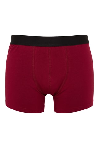 3 boxers - Preto e vermelho