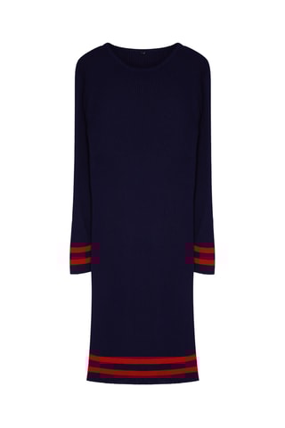 Vestido-camisola - Azul-marinho