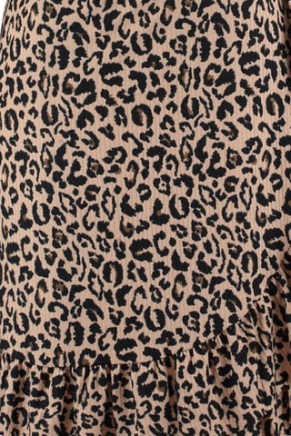 Saia traçada - Bege e preto