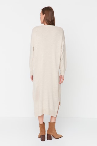 Vestido-camisola - Bege