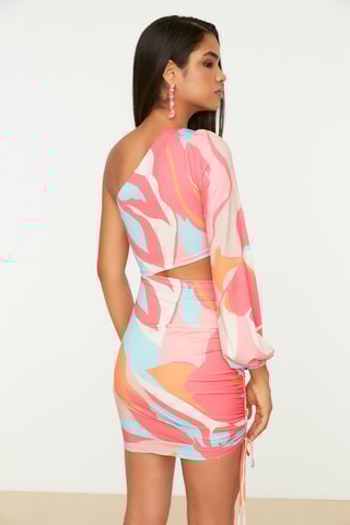 Vestido justo - Rosa