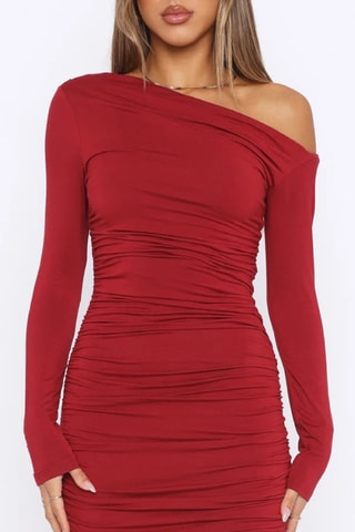 Vestido justo - Vermelho