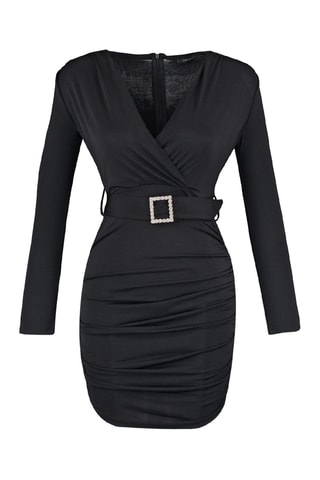 Vestido justo - Preto