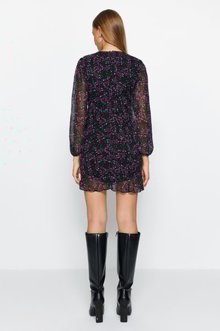 Vestido justo - Preto