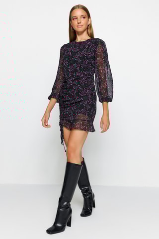 Vestido justo - Preto