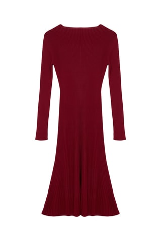 Vestido-camisola - Bordô