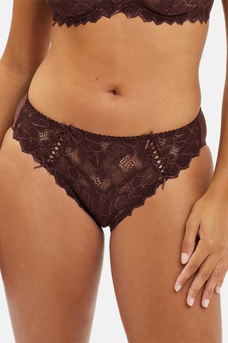 Cueca Arum - Castanho