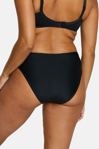 Cueca Arum Mosaic - Preto e rosa