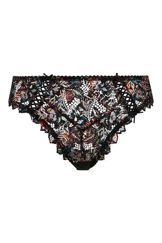 Cueca Arum Mosaic - Preto e rosa