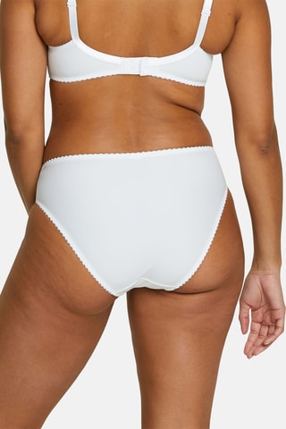 Cueca Arum Mosaic - Branco e amarelo