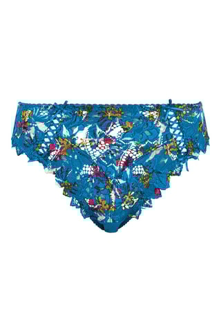 Cueca Arum Mosaic - Azul-claro e vermelho