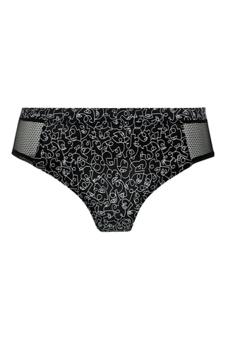 Shorties Merveilleuse Pop - Preto e branco