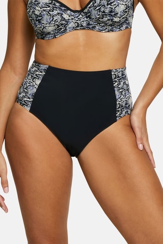Parte de baixo de biquíni cintura subida At The World's End - Preto
