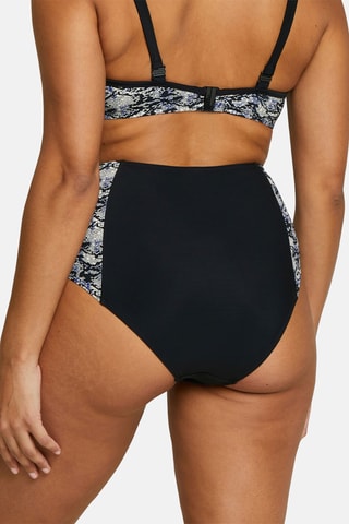 Parte de baixo de biquíni cintura subida At The World's End - Preto
