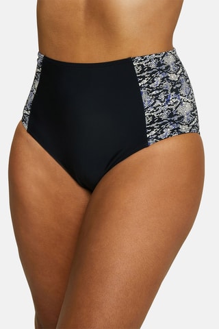 Parte de baixo de biquíni cintura subida At The World's End - Preto