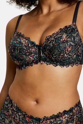 Soutien Arum Mosaic - Preto e verde