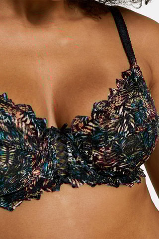 Soutien Arum Mosaic - Preto e verde