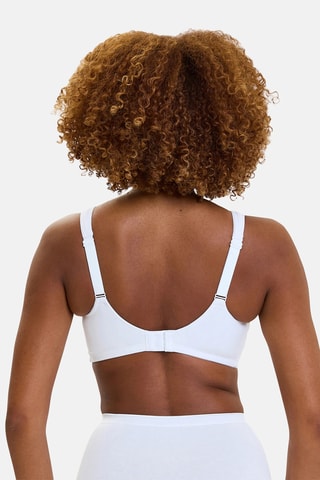 Soutien em algodão biológico Lucie - Branco