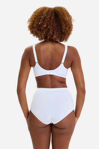 Soutien em algodão biológico Lucie - Branco