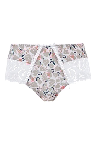 Shorties Amelie Print - Toupeira e branco