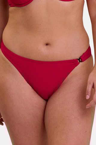 Parte de cima de biquíni Glamourous Textured - Vermelho